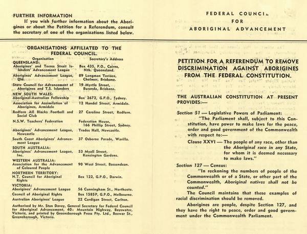 Page 1 of 2  Shirley Andrews, FCAA research officer, prepared this leaflet for the 1962 national petition campaign.