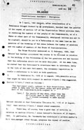 Page 1 of 8 (note pages 9-10 is a related document) Confidential for Cabinet, Submission no. 46 Constitutional amendment: Aborigines Attorney-General Nigel Bowen recommends that the government hold a referendum to 'seek legislative power for the Commonwealth with respect to aborigines' by omitting the words 'other than the aboriginal race in any State' from Section 51 (xxvi) of the Constitution.