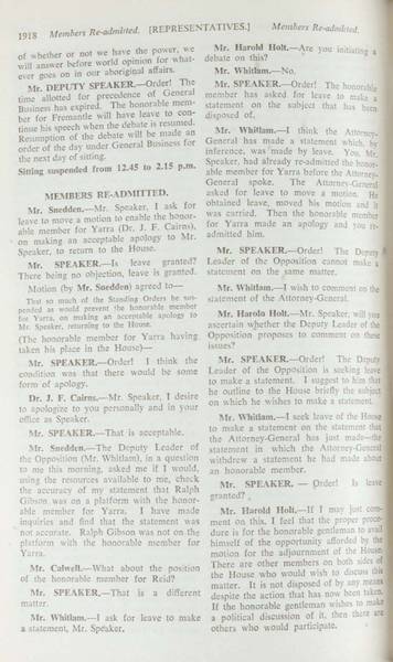 Page 17 of 17  Parliamentary debate, Constitution Alteration (Aborigines) Bill 1964. Arthur Calwell, Second reading speech, House of Representatives, 14 May 1964.