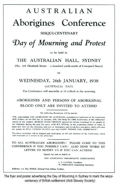 Australian Aborigines League, 26 January 1938.