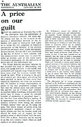 A price on our guilt' Australia Day editorial, <em>The Australian</em>, 26 January 1972
