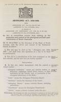 Page 1 of 21 Aborigines Act, 1934-1939, being Aborigines Act, 1934, No. 2154 of 1934 (assented to 18 October 1934) as amended by Aborigines Act Amendment Act, 1939, No. 14 of 1939 (assented to 22 November 1939). An Act to consolidate certain Acts relating to the protection and control of the aboriginal and half-caste inhabitants of South Australia.