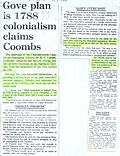 'Gove plan is 1788 colonialism, claims Coombs'