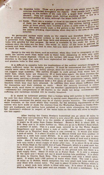 Page 4 of 16  The Report of the Select Committee appointed to enquire into Native Welfare Conditions in the Laverton-Warburton Range Area was presented by William Grayden on 12 December 1956. It was commonly referred to as the 'Grayden Report'.
