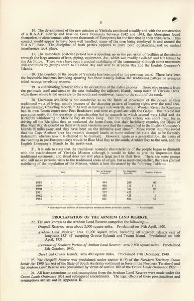 Page 5 of 10  Report of the House of Representatives Select Committee on Grievances of Yirrkala Aborigines, Arnhem Land Reserve, 1963