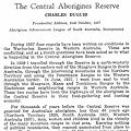 The Central Aborigines Reserve', Charles Duguid, October 1957