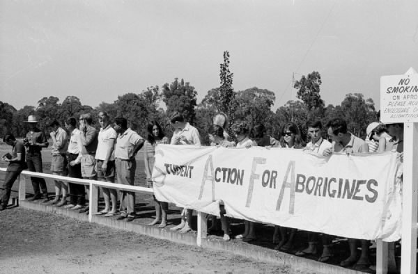 The Freedom Ride through western New South Wales towns in February 1965 drew attention to the racism in these towns. Aboriginal student Charles Perkins was, by the end of the journey, a national figure in the fight for Aboriginal rights.